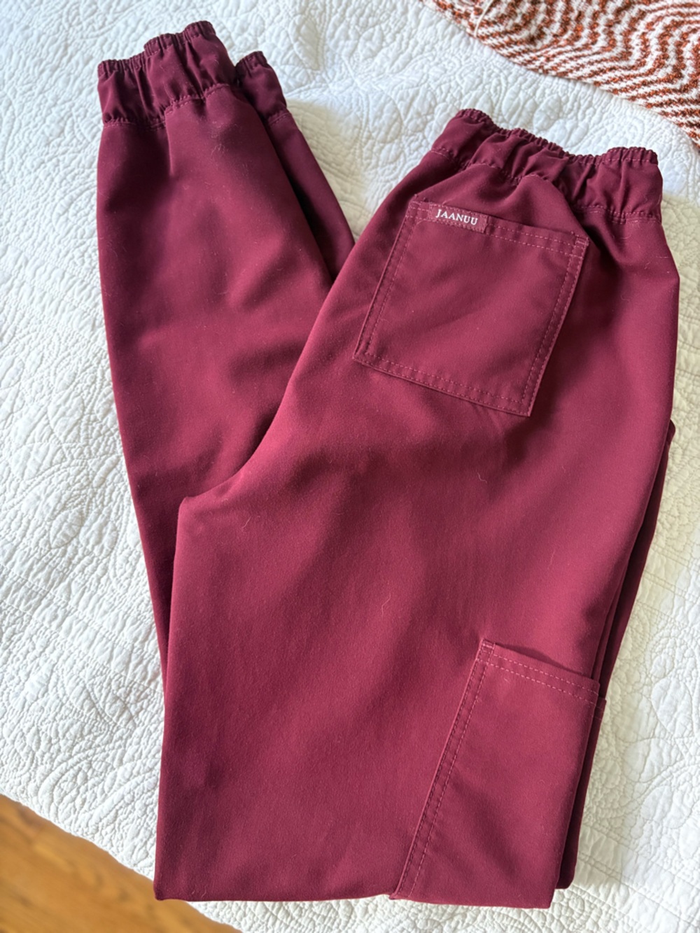 Maroon scrub pants Size Tall Small
